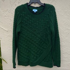 Cece Dark Green Sweater